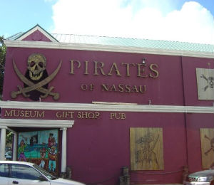 Nassau Bahamas Pirate Skull Shot Glass - Rare Souvenir 2.25" Tall | Caribbean Collectible